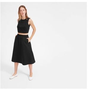 Everlane Clean Cotton Skirt